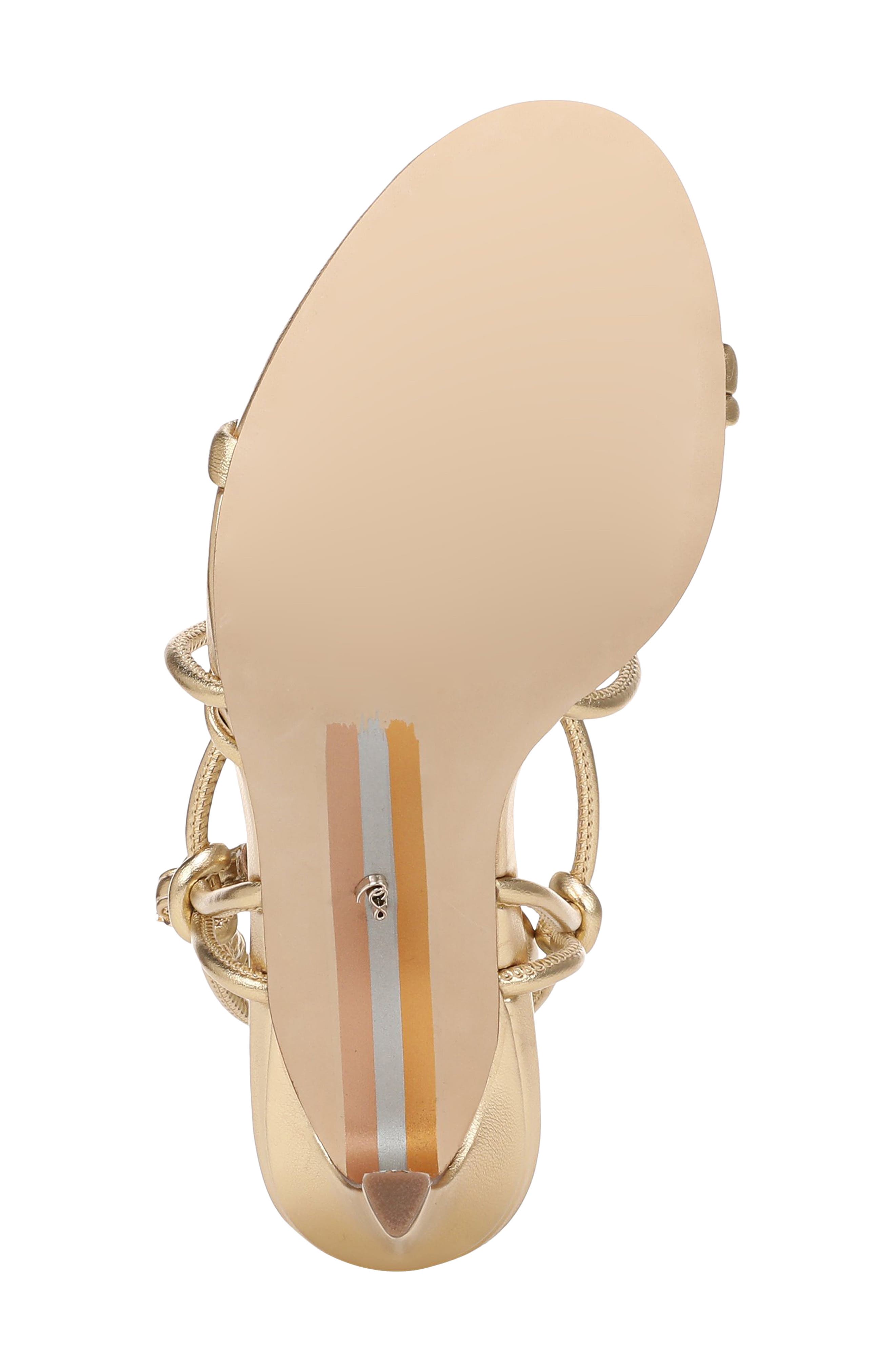 Sam Edelman Isadora Ankle Strap Sandal, Alternate, color, Amber Gold Se