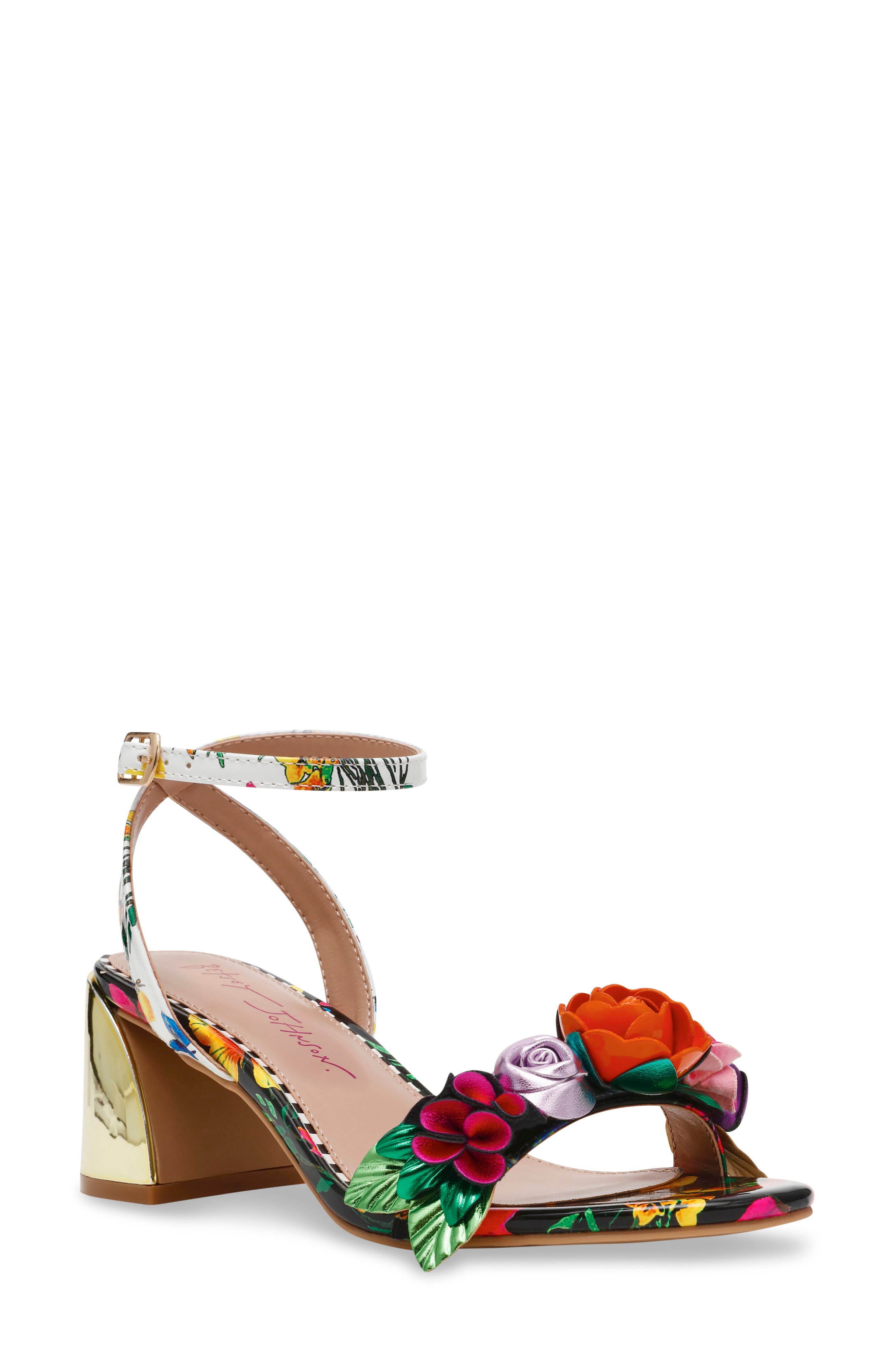 Betsey Johnson Darcee Ankle Strap Sandal, Main, color, 