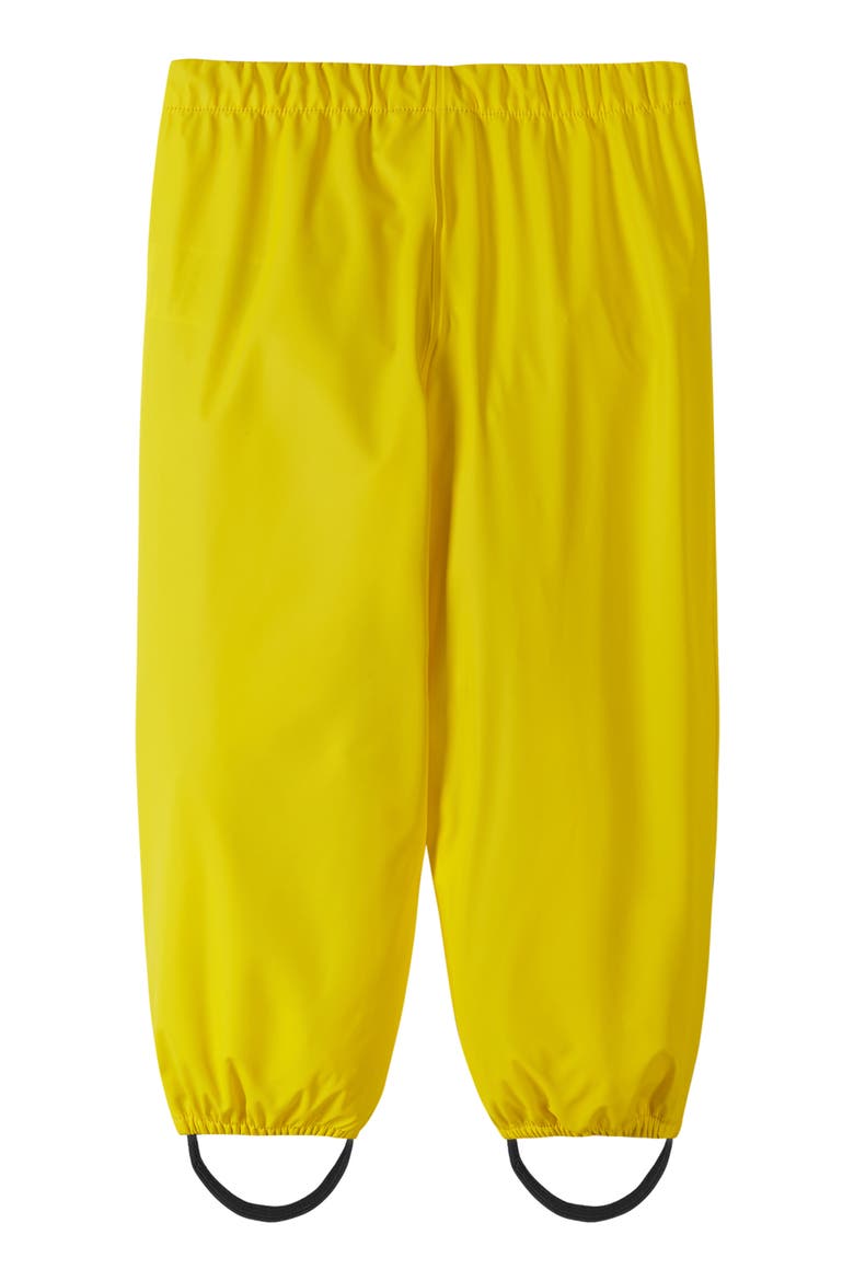 Kids' Oja Stirrup Rain Pants, Alternate, color, YELLOW