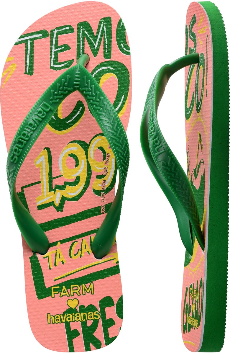Havaianas x FARM Rio Flip Flop, Alternate, color,