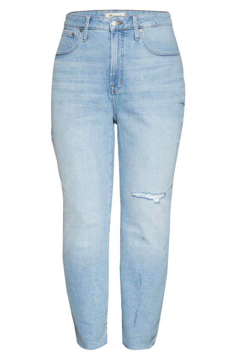 Madewell Curvy Perfect Worn-In Jeans, Alternate, color,