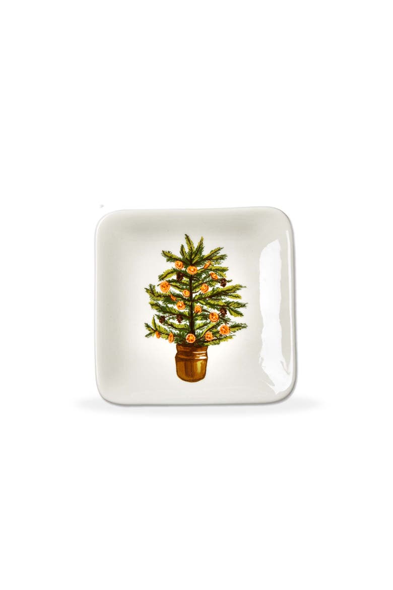 Citrus Tree Decorative Trinket Dish Green Everyday Bowl, Main, color, Green