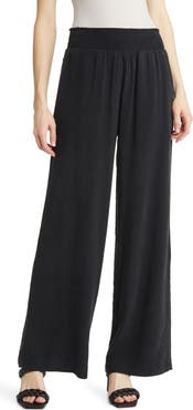 Bella Dahl Smock Waist Wide Leg Pants