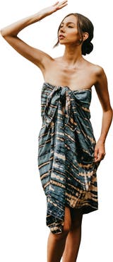 PINK HALEY Beach Hand-Dyed Sarong