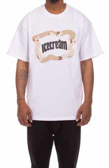 Taupe Cotton Graphic T-Shirt