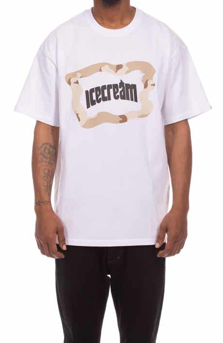 Taupe Cotton Graphic T-Shirt