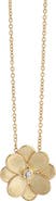 Marco Bicego Petali 18K Yellow Gold & Diamond Small Flower Pendant Necklace