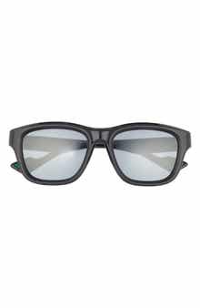 Gucci 54mm Mirrored Square Sunglasses