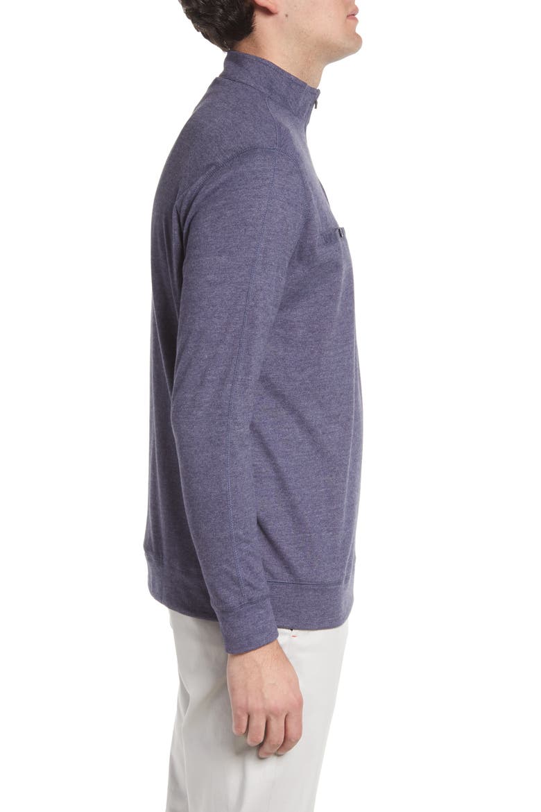 Men's Clyde Quarter Zip Performance Pocket Pullover, Alternate, color, MIDNIGHT NAVY