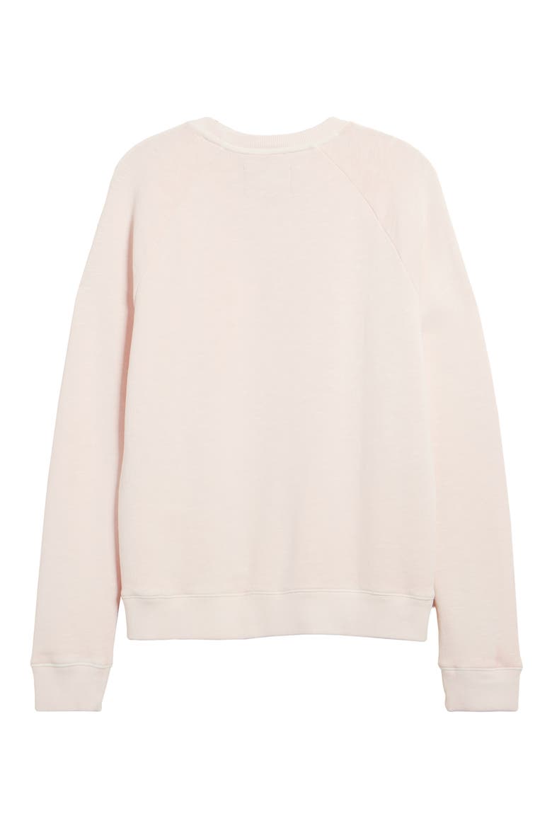 Surf Graphic Sweatshirt, Alternate, color, BLUSHING BRIDE