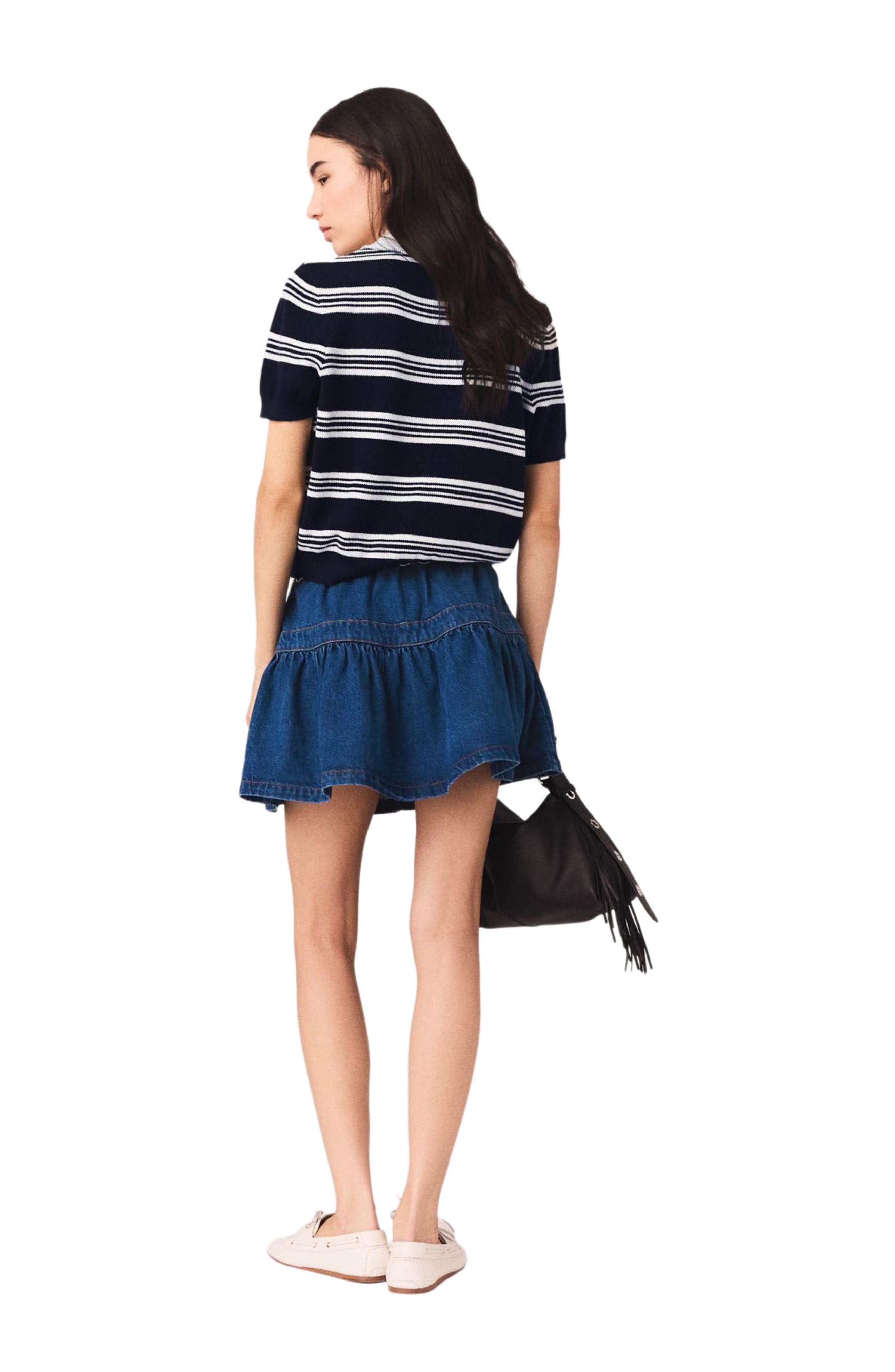Short denim skirt - image 2