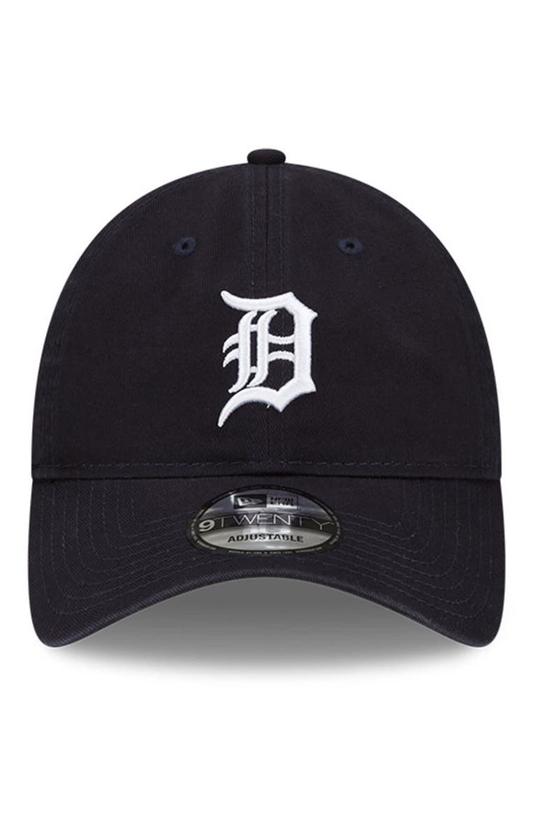 New Era Men's New Era Navy Detroit Tigers Logo Replica Core Classic 9TWENTY Adjustable Hat, Alternate, color,
