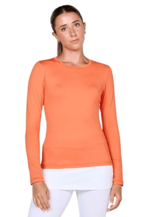 UV Colors Womens Long Sleeve Tennis Shirt
