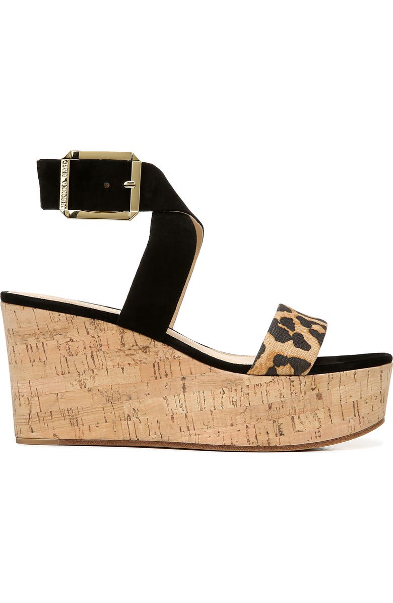 Veronica Beard Hurley Platform Wedge Sandal, Alternate, color,
