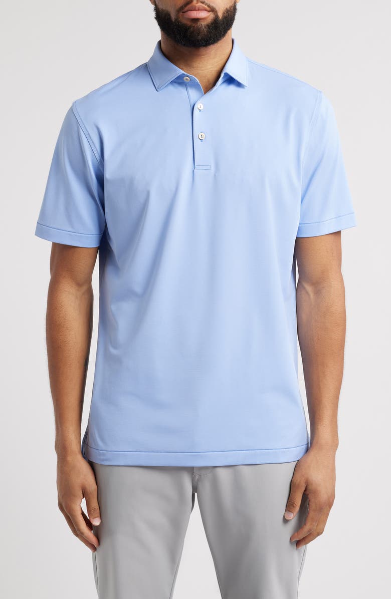 Peter Millar Andover Solid Performance Jersey Polo, Main, color,