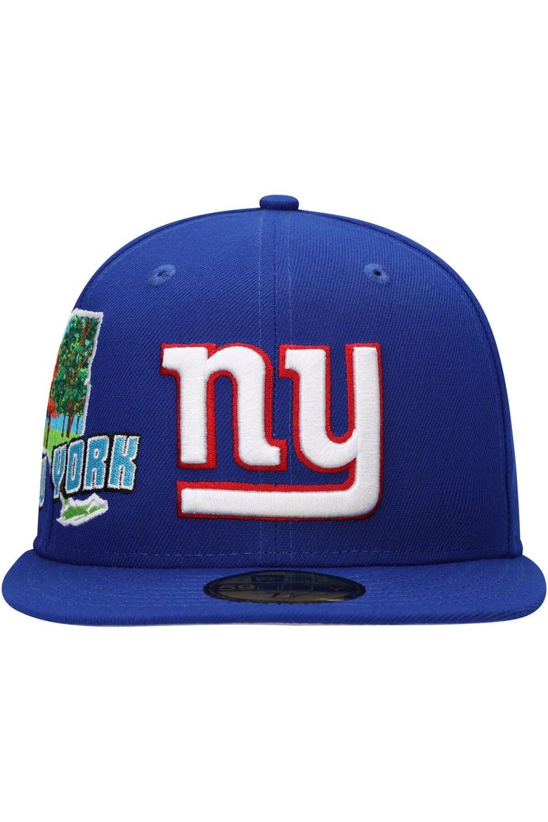Men's New Era Royal New York Giants Stateview 59FIFTY Fitted Hat, Alternate, color, Royal
