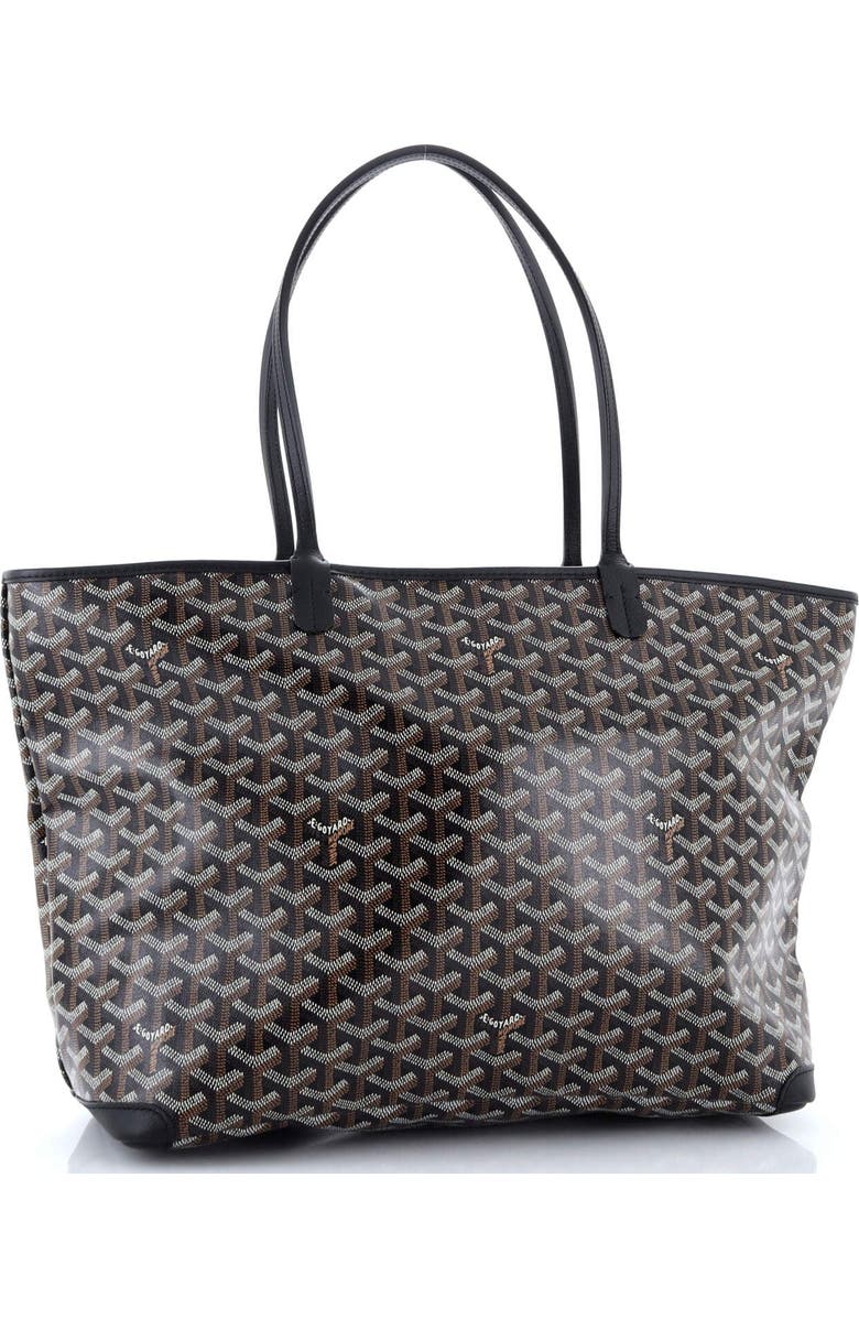 Pre-Owned Goyard Artois Tote Coated Canvas MM, Alternate, color, Black