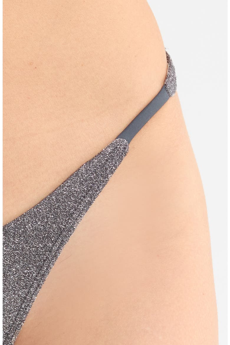 Blair Metallic Bikini Bottoms, Alternate, color, PAVEMENT