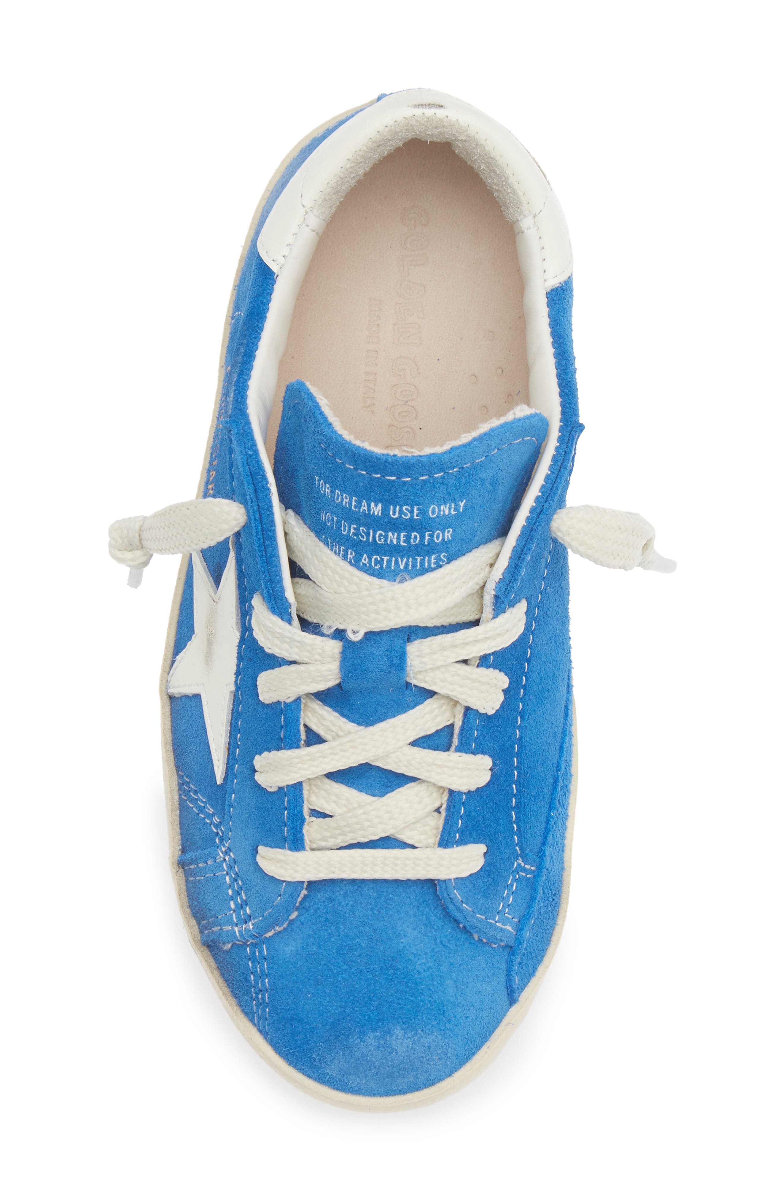 Kids' Super-Star Sneaker, Alternate, color, BLUETTE/ WHITE