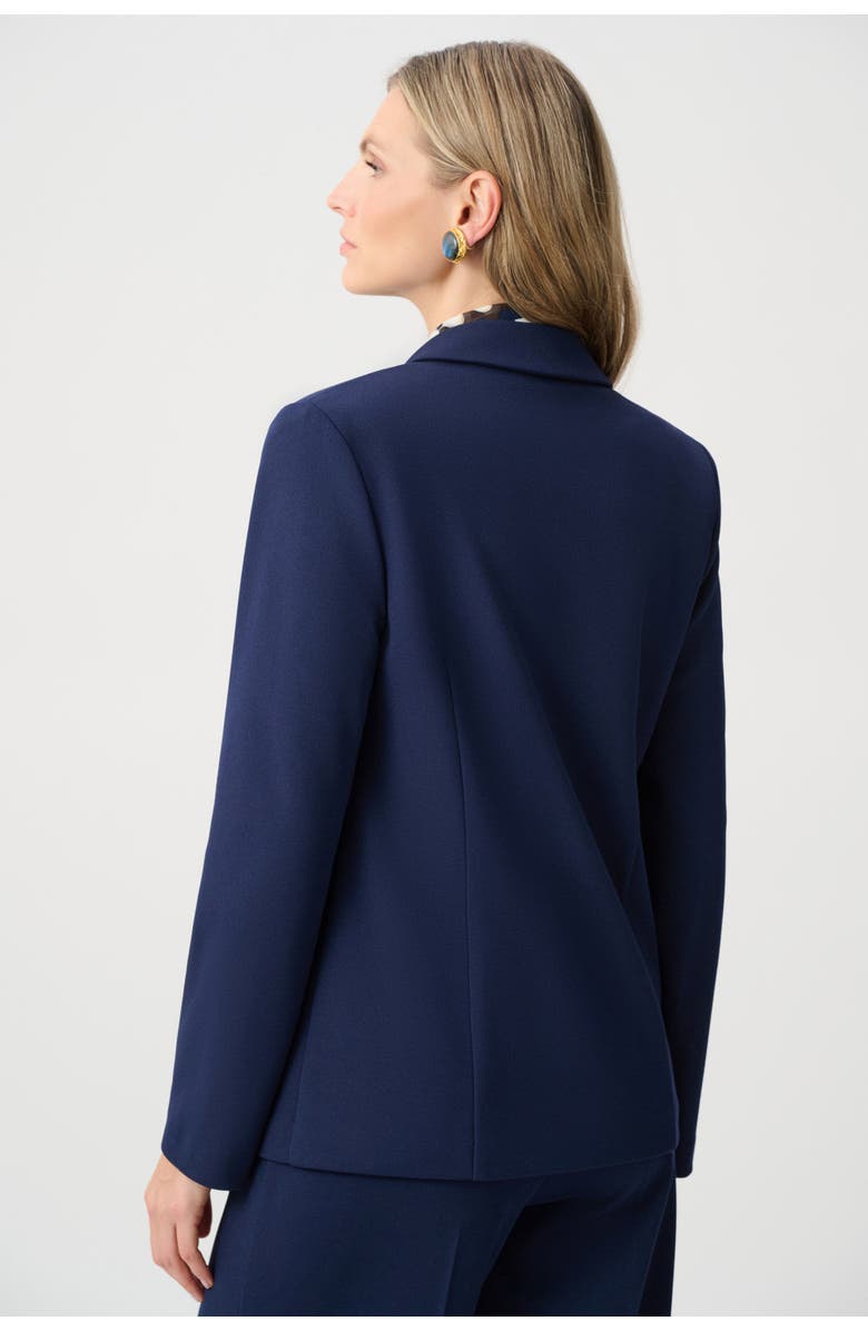 Joseph Ribkoff Scuba Crepe Fitted Blazer, Alternate, color, Indigo