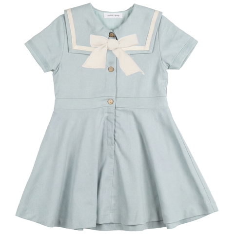 Sailor Collar A-Line Dress