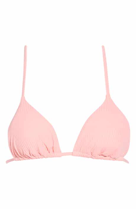 Vitamin A® Gia Tropical Floral Print Triangle Bikini Top