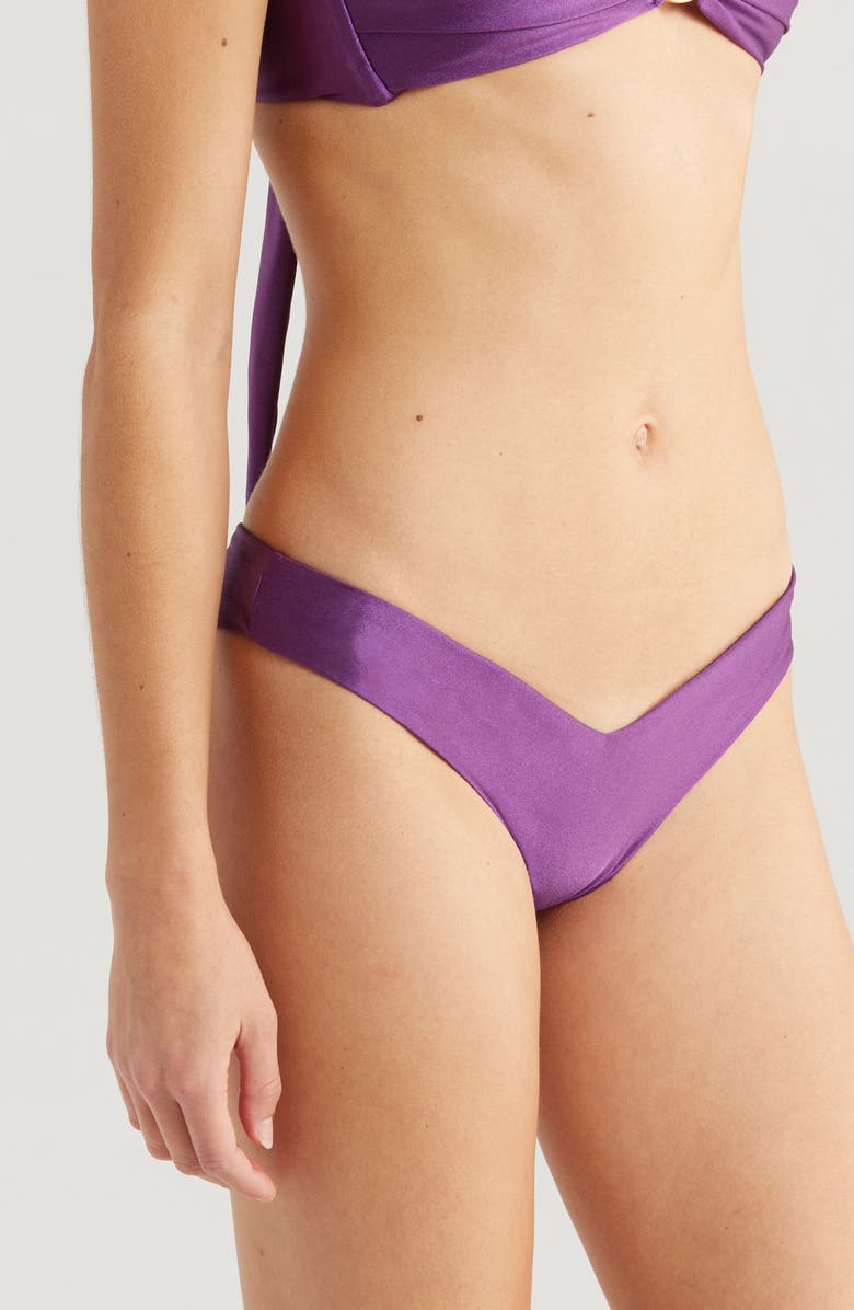 Kulani Kinis V-Cut Bikini Bottoms, Alternate, color,