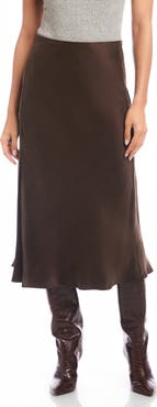 FIFTEEN TWENTY Brielle Side Slit Midi Skirt