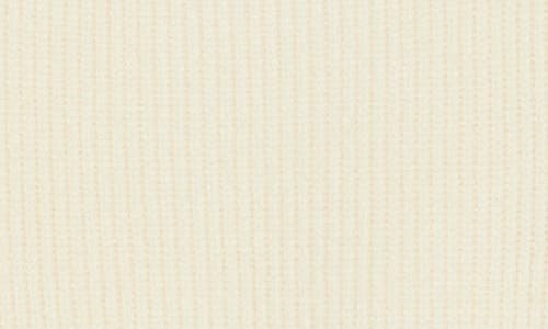 Love Token Whipstitch Sleeve Sweater In White