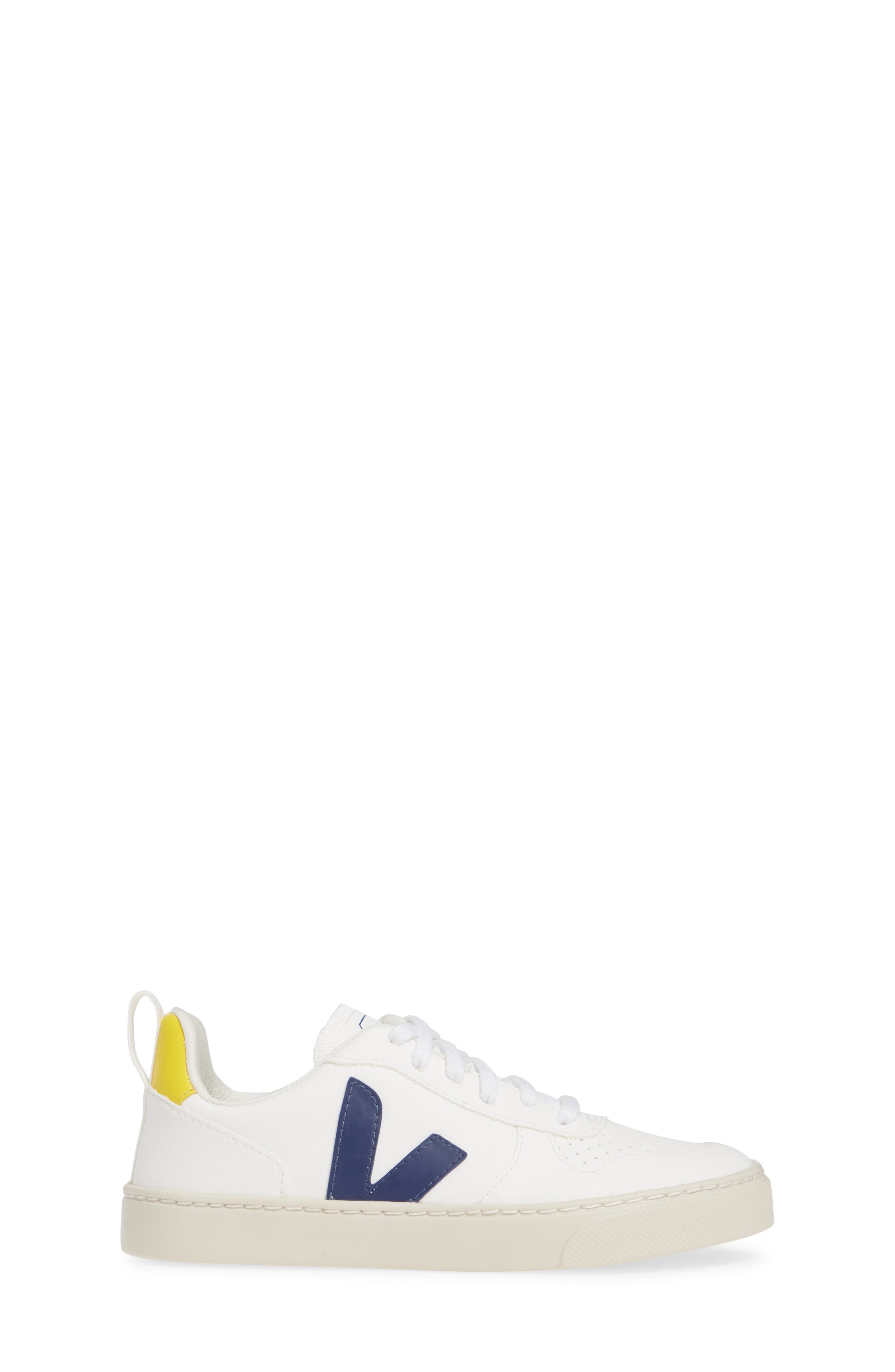 V-10 Sneaker, Alternate, color, WHITE/ BLUE/ GOLD YELLOW