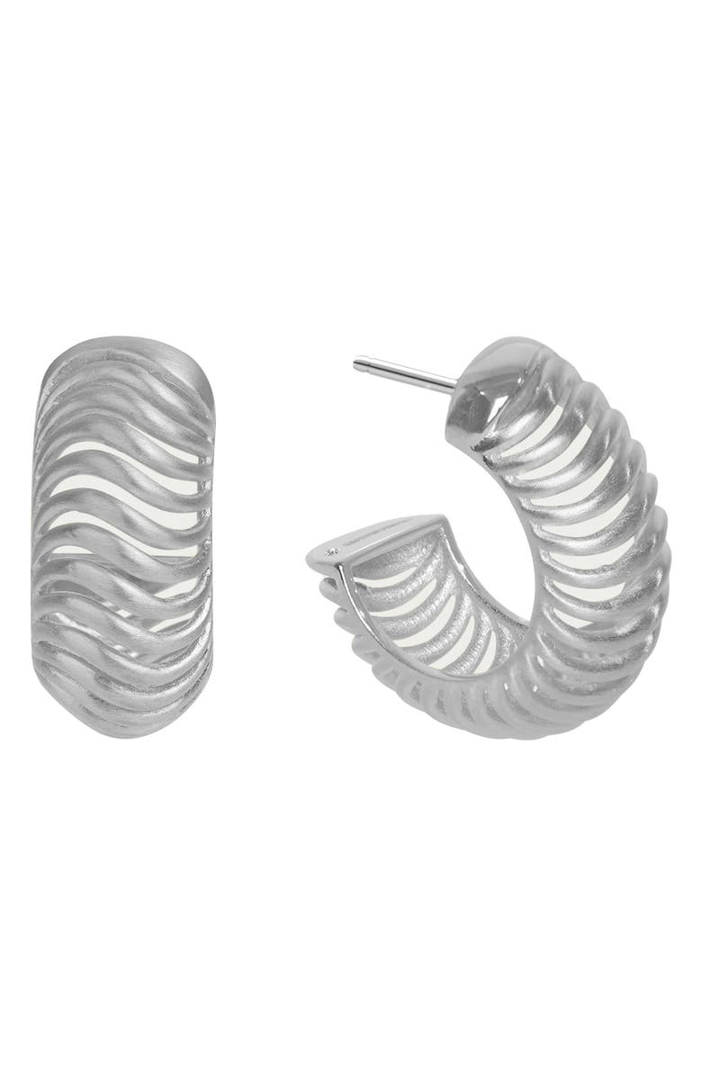 Dean Davidson Trancoso Hoop Earrings, Main, color, Silver