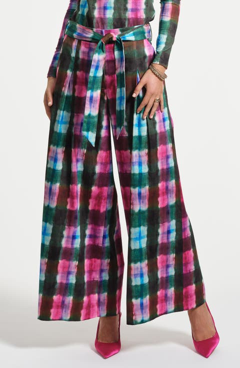 Belted Palazzo Pants