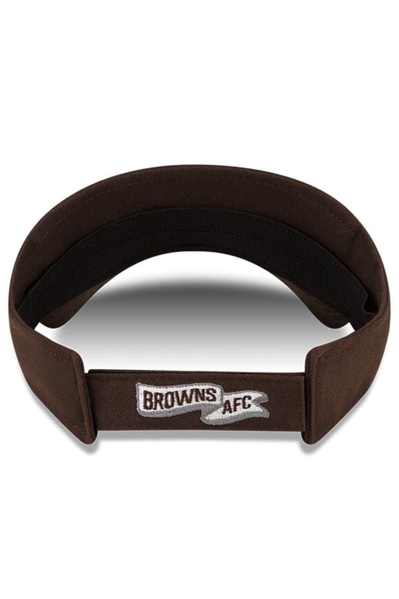 Men's New Era Brown Cleveland Browns 2022 Sideline Adjustable Visor, Alternate, color, Brown
