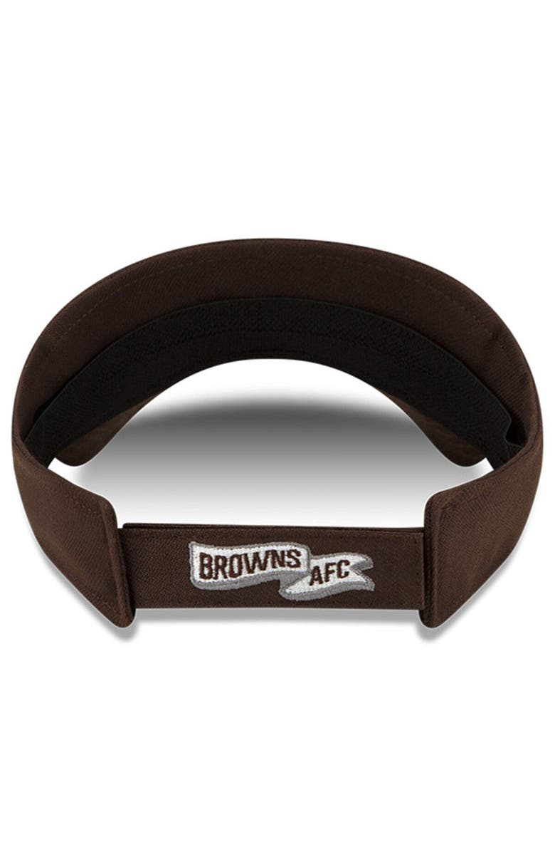 New Era Men's New Era Brown Cleveland Browns 2022 Sideline Adjustable Visor, Alternate, color, Brown