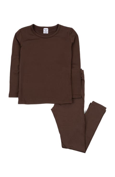 Kids Solid Thermal Pajamas (Toddler, Little Kid & Big Kid)