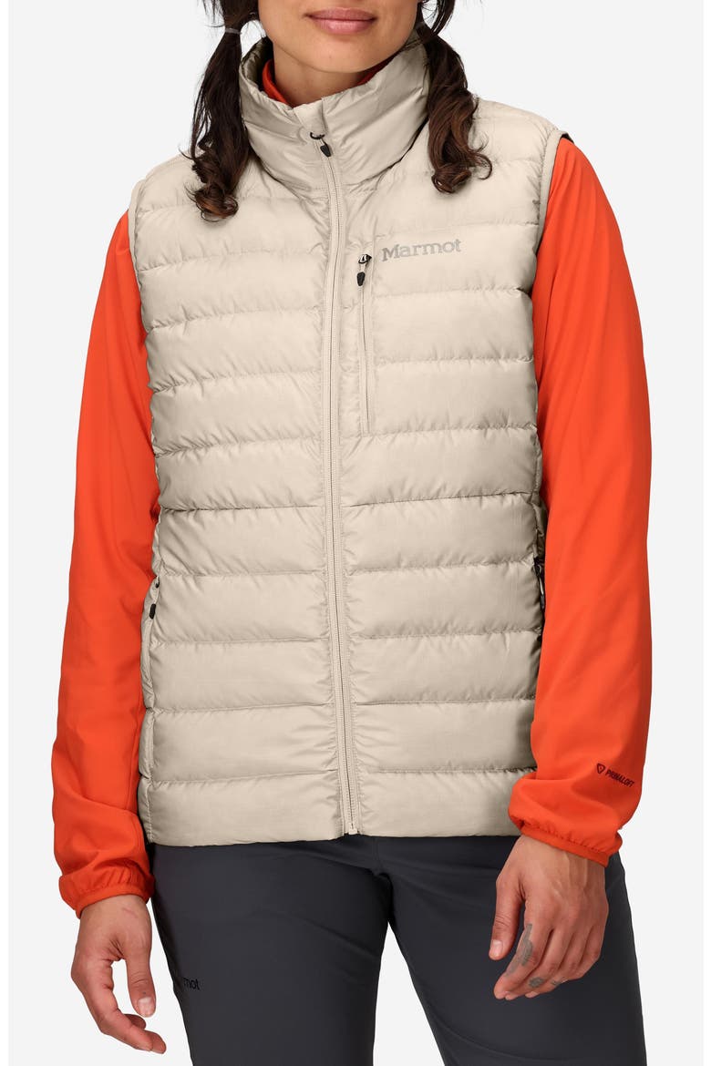 Highlander 700 Fill Power Down Vest, Main, color, BIRCH BARK