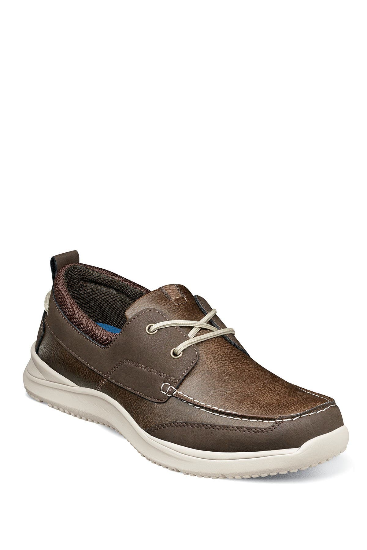 NUNN BUSH Conway Moc Toe Boat Shoe - Wide Width Available, Main, color, 