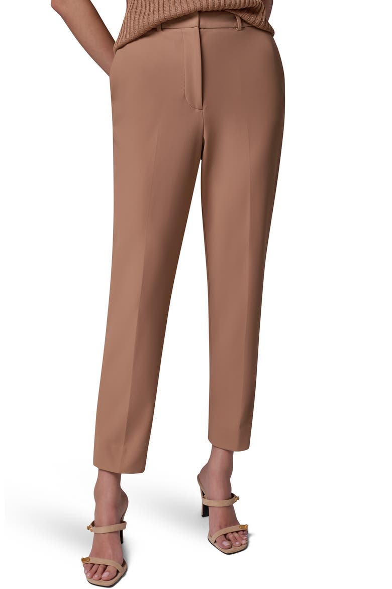 Flat Front Ankle Pants, Main, color, CAMEL