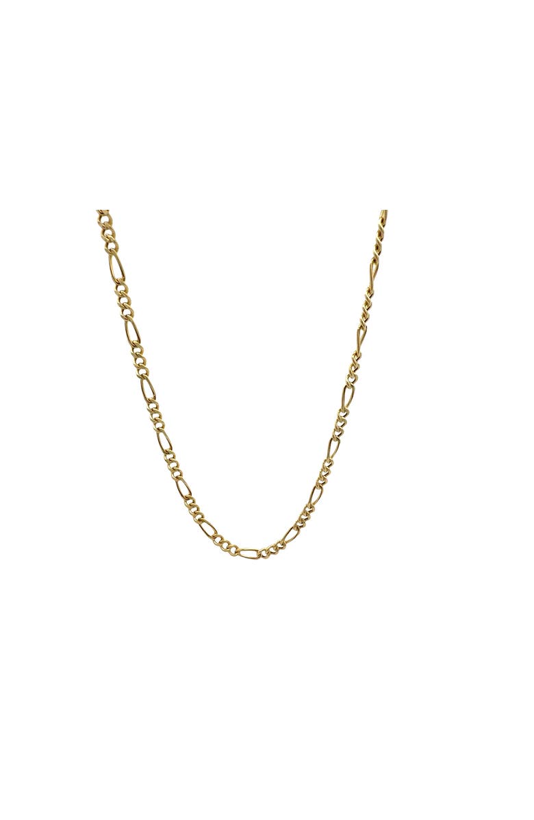 Ancona Jewelry 14K Figaro Link 4mm 22in Chain Necklace, Alternate, color, Yellow Gold