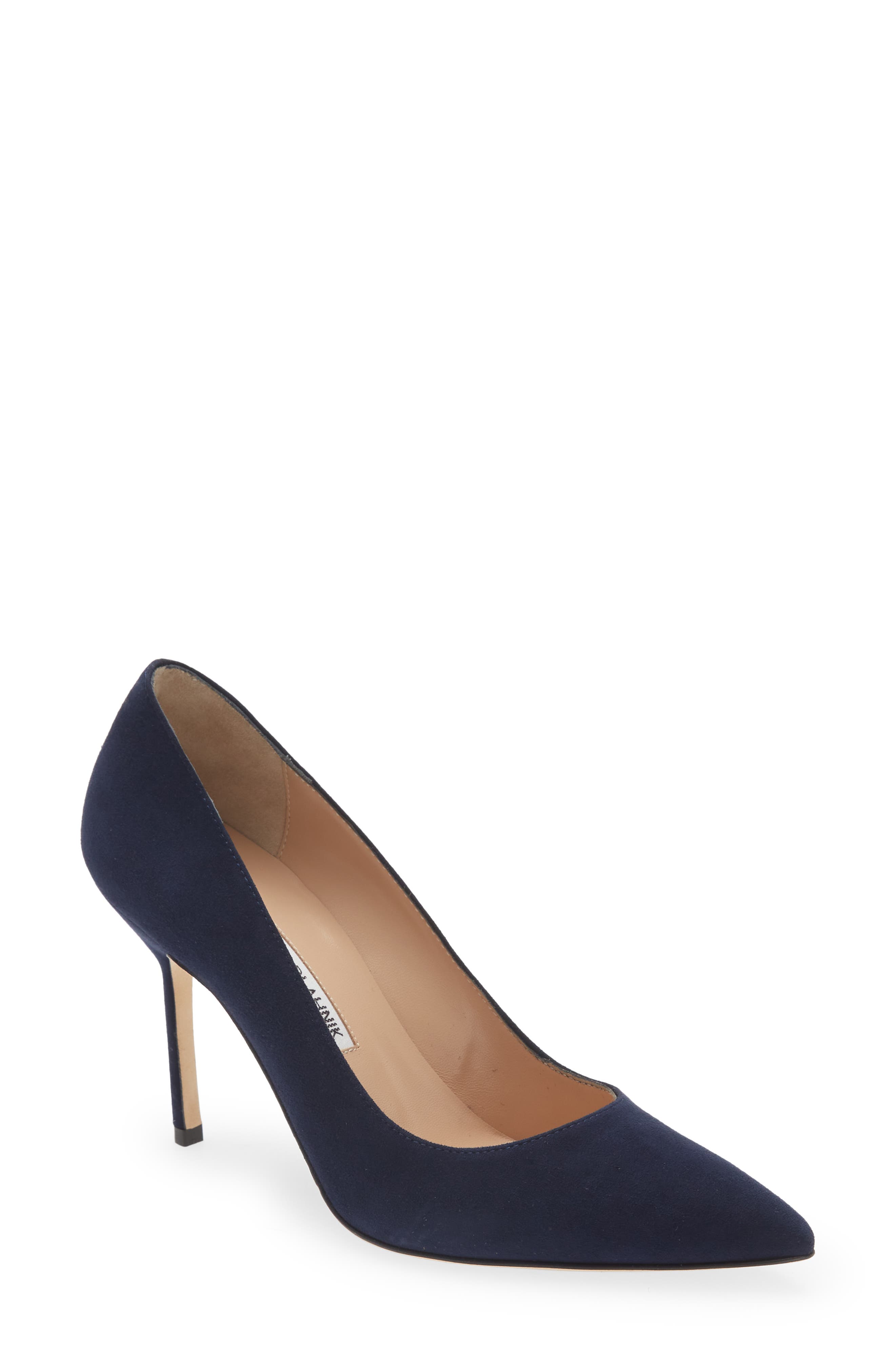 BB Pointed Toe Pump, Main, color, BLUE