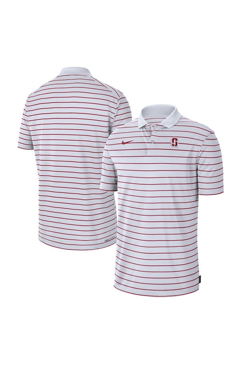 Nike Men's Nike White Stanford Cardinal 2022 Early Season Coaches Performance Polo, Alternate, color, 