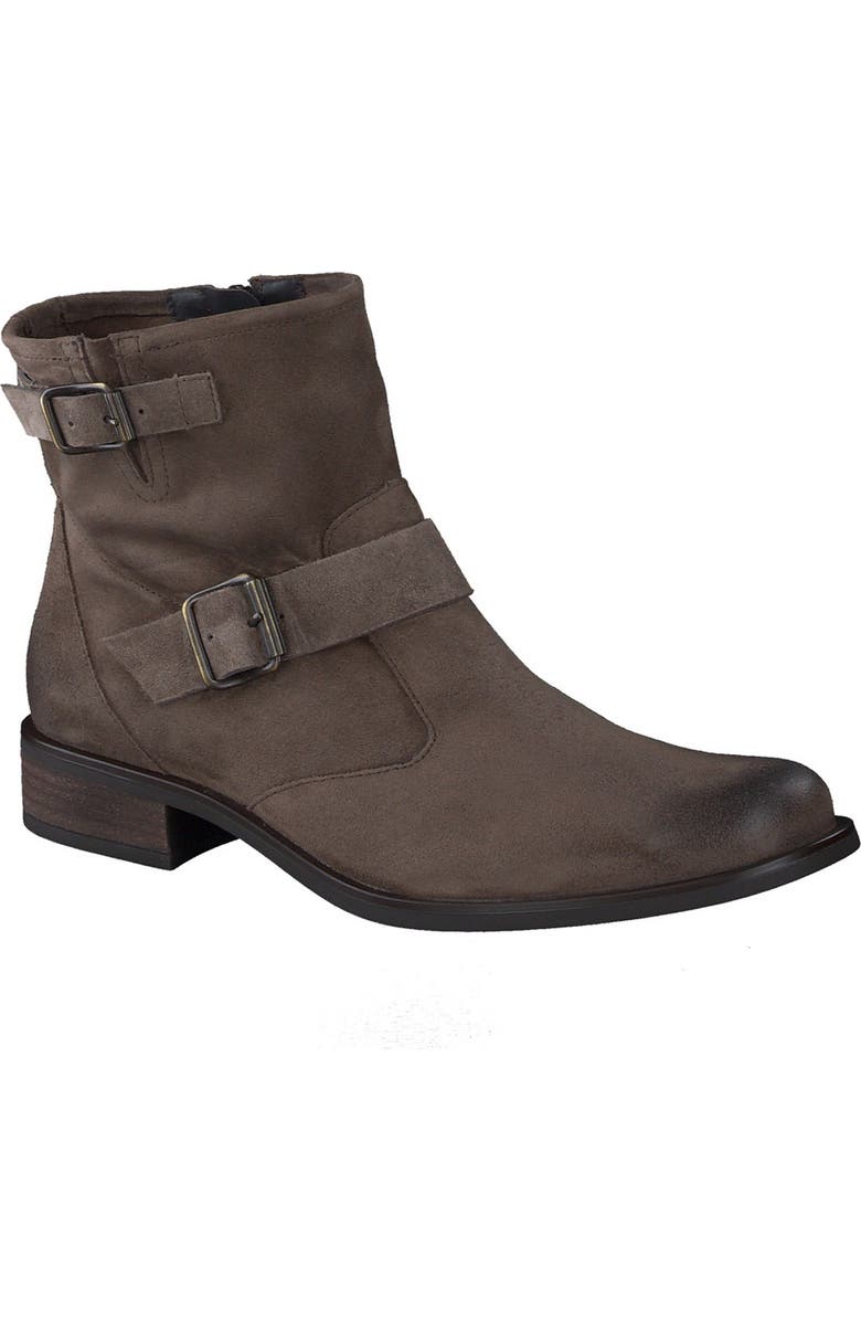 Paul Green Wyatt Bootie, Main, color, Earth Soft Suede