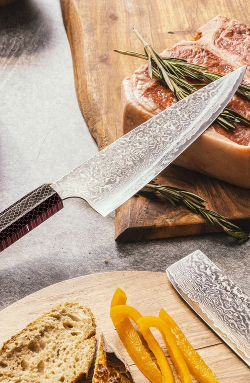 Shop Italic Kumo Chef Knife, Bread Knife And Cutting Board Set