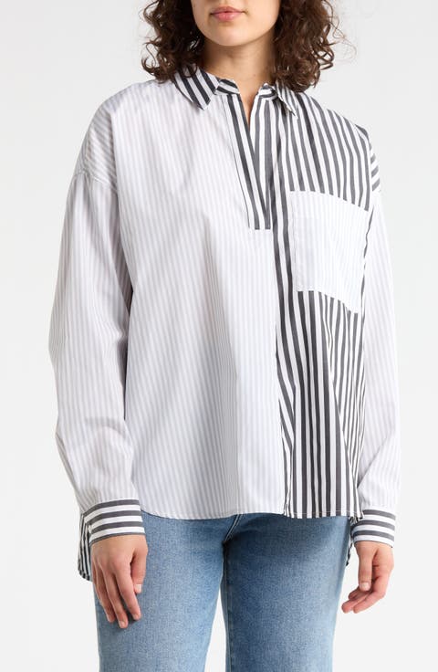 High-Low Boyfriend Shirt
