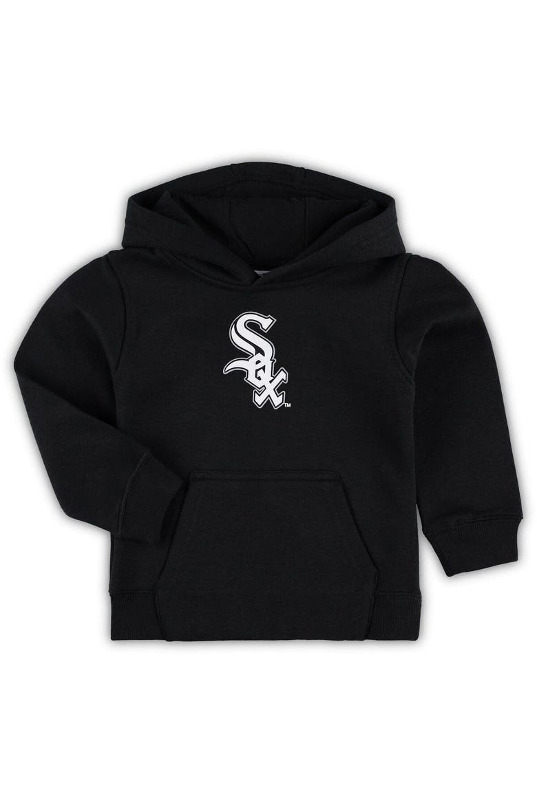 Toddler Black Chicago White Sox Team Primary Logo Fleece Pullover Hoodie, Main, color, Black