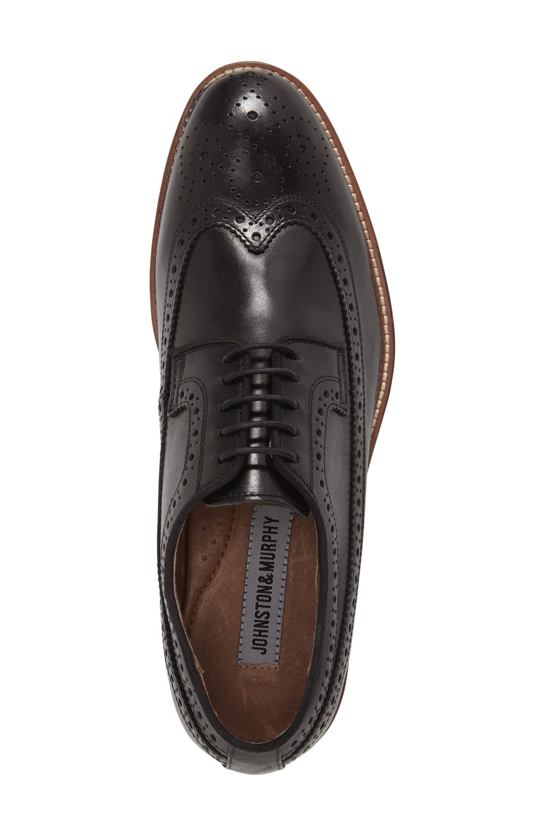 Conard Wingtip, Alternate, color, BLACK CALFSKIN
