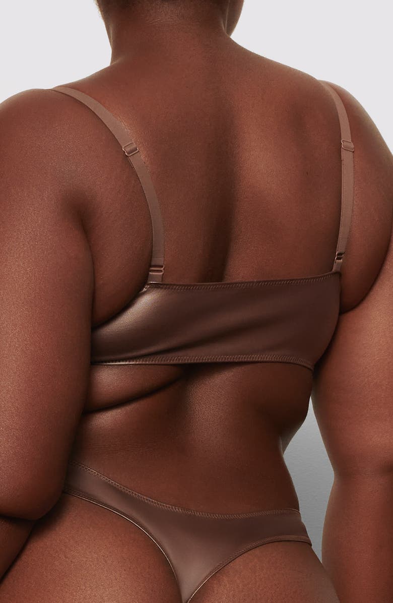 SKIMS Wet Jersey Scoop Bralette, Alternate, color, 