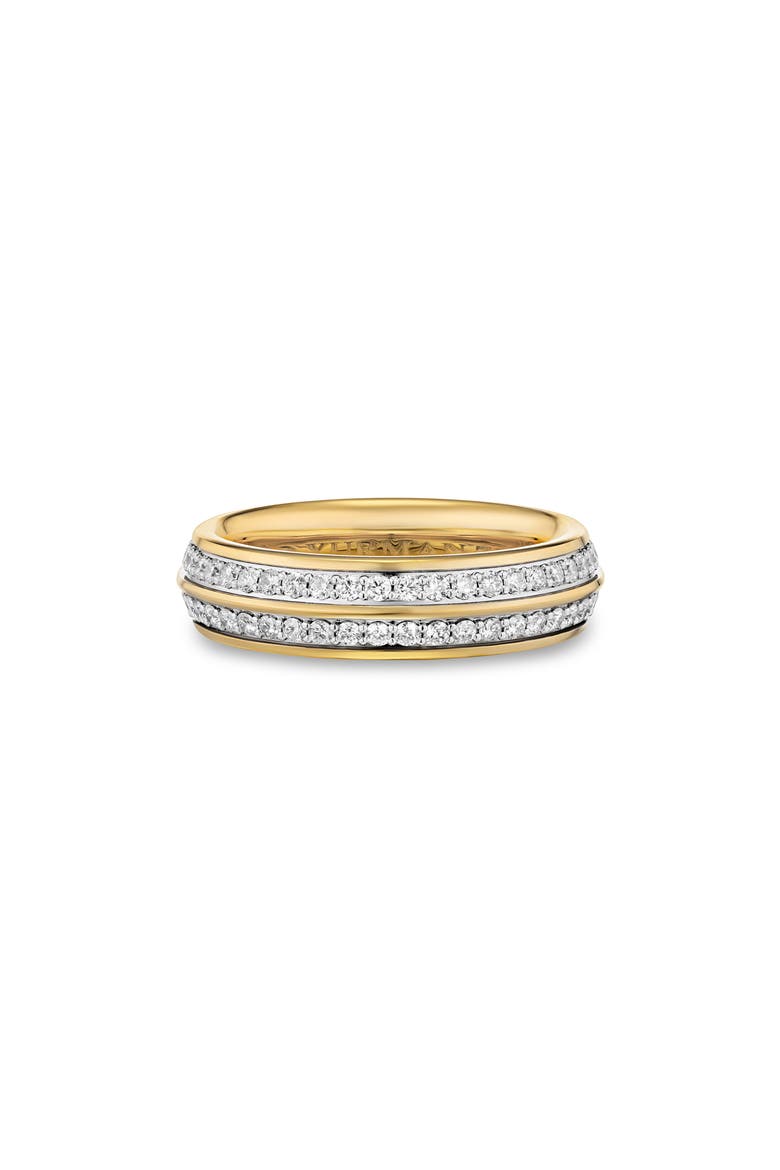 Knife Edge Band Ring, Alternate, color, DIAMOND