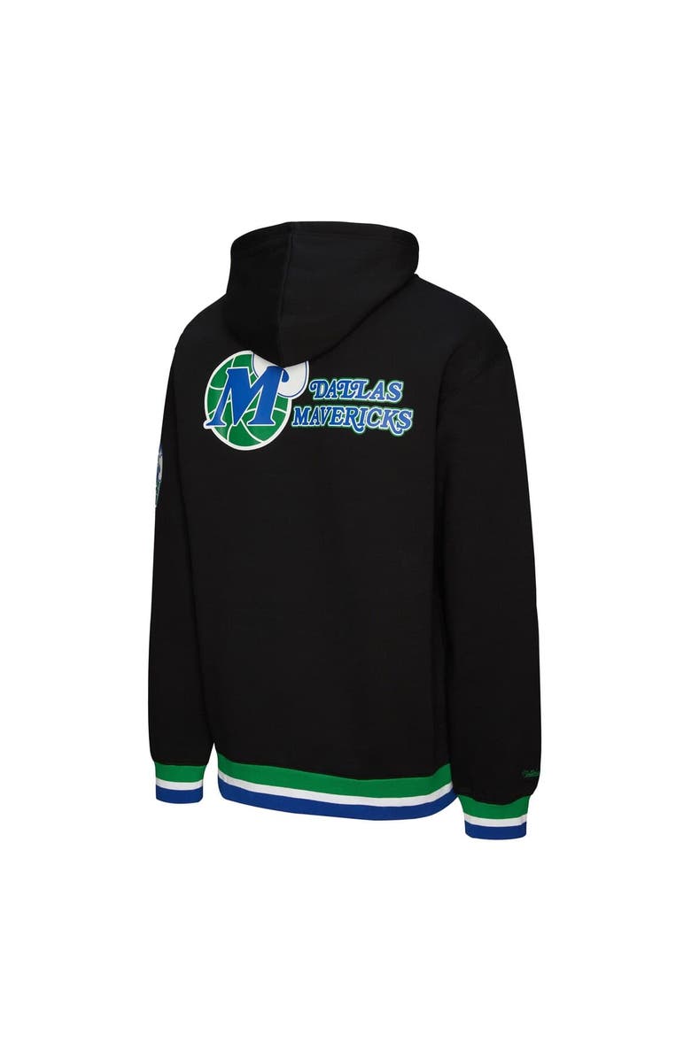 Mitchell & Ness Unisex Mitchell & Ness Black Dallas Mavericks Vintage Heavyweight Hoodie, Alternate, color, Black