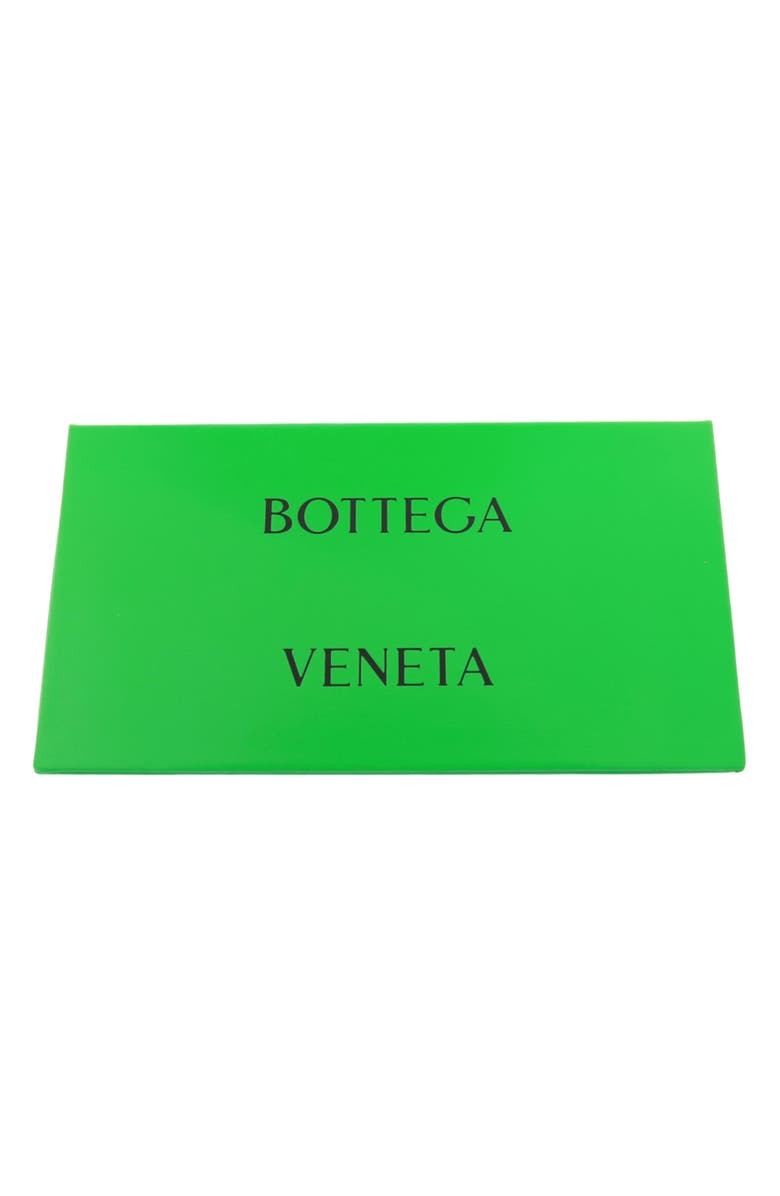 Bottega Veneta 57mm Rectangular Optical Glasses, Alternate, color, Gold Gold Transparent